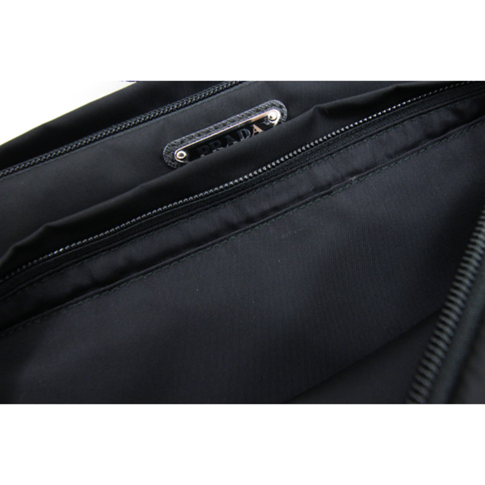 Prada Body Bag Nylon Leather Black - Picture 8 of 9